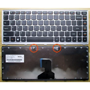 Замяна на Клавиатурата, без подсветка на английски Език За лаптопи Lenovo Ideapad Z400 Z400A P400 Z400T Z400P 0