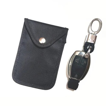 Здрав Автомобилен Ключ за Блокиране на Сигнал Калъф RFID/WIFI/GSM/LTE/NFC Блокиращ Сигнал на Мобилен Телефон Блокиране на Защитник Чанта Автомобилни Аксесоари