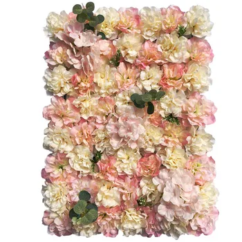 Изкуствени Цветя, Романтичен Фон На Рожден Ден Детско Шоу, Декорация На Сватба Парти Магазин За Цветя На Стената Фон Цвете Фалшиви Растения Стени