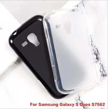 Калъф за мобилен телефон Samsung Galaxy S Duos GT-S7562 GT-S7562 7562 Trend Plus S7580 S7582 GT-S7580 GT-S7582 Силиконов Калъф 0