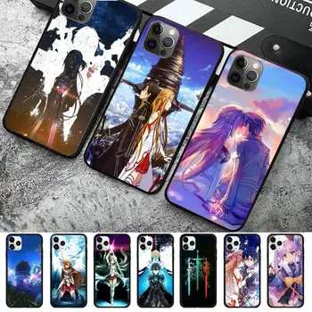 Калъф за телефон MaiYaCa Sword Art Online за iPhone 11 12 13 Mini Pro Max 8 7 6 6S Plus X 5 SE 2020 XR XS Funda Case