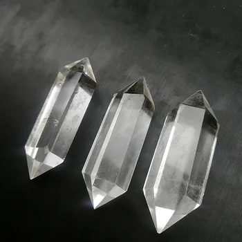 кварцов естествен камък crystal бял на едро на бяла кристална двойна съвет енергийна crystal каменни орнаменти