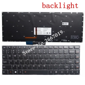 Клавиатура с подсветка на английски език за Lenovo Yoga 700-14ISK (80QD) Yoga 3-14 70 (80JH / 80KQ) САЩ