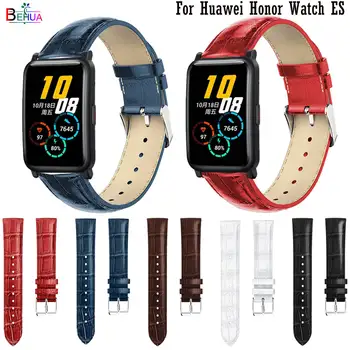 Кожена Взаимозаменяеми Каишка За Часовник За Huawei Honor Watch ES Гривна Каишка За Huami Amazfit BIP youth /lite/S Каишки За часовници