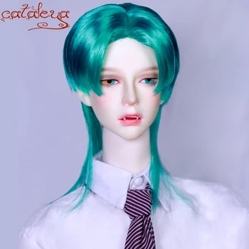 Кукла Cateleya bjd перука мъж за стайлинг на коса млечен коприна средна дължина на косата