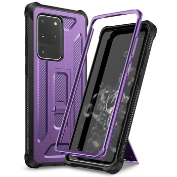 Луксозен Твърд калъф За Samsung Galaxy S20 Plus Ultra Case Със Стойка Предоставя Подкрепа за Защита За вашия телефон S20 Ultra Cover capa