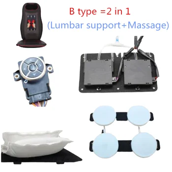 лумбална възглавница подкрепа възглавница възглавница за масаж на гърба, поддръжка на автомобилния стол с възглавница за безопасност лумбална възглавница 4 чиния седалка лумбална подкрепа 0