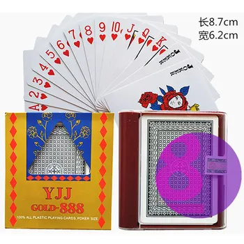 маркированная игрална карта Gold 888 Magic Карта за инфрачервен обектив Комплект за игра на Покер в пном пен 0