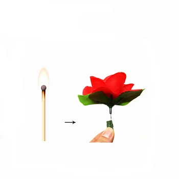Мач с роза цвете фокуси магьосникът подпори Сатге отблизо магически Аксесоари магическа илюзия детски Играчки E3062