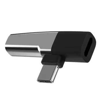 Мини Правоъгълен USB C До 3,5 Адаптер Type C Метален Адаптер Конвертор за слушалки, Щепсела и да Играе Лек Многофункционален Адаптер