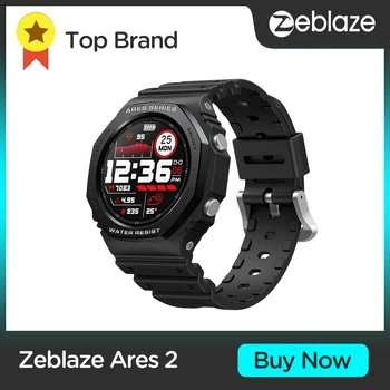 Модерен Часовник Zeblaze Ares 2, Трайни Умен часовник с множество Спортни Режимите,, Смарт Часовник с HD-Дисплей за Android и iOS