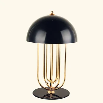 Модерна постмодернистская лесна настолна лампа креативна въртящата нощна лампа за спални декоративна настолна лампа за дневна 0