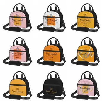 Нов VeuveClicquot Шампанско Преносим Кроссбоди Изолиран Обяд-чанта за многократна употреба Обяд - bag Чанта За Пикник 0