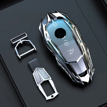 Нов Автомобилен Ключ Дистанционно Калъф за Носене За Mercedes Benz A C E S G Class GLC CLE CLA GLB GLS W177 W205 W213 W222 X167 AMG Ключодържател