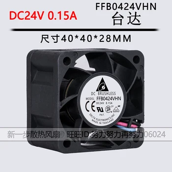 Нов оригинален Delta 4028 FFB0424VHN 24 0.15 A 4 см охлаждащ вентилатор с променлива честота