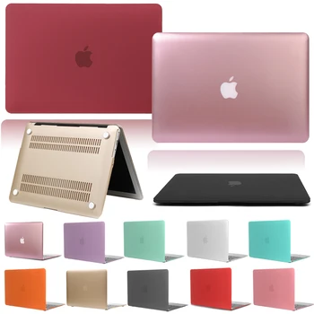 Нов Твърд Калъф за лаптоп Apple Macbook Air Pro Retina M1 с чип 11 12 13 15 16 инча, Калъф за 2020 Mac Book Pro 13 A 2338 A2289