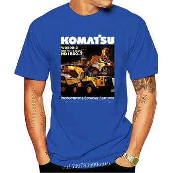 Нова Тениска Komatsu 2021 г., Класически Потник, Тениска