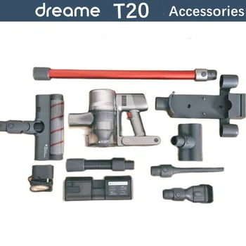 Оригинален Dreame T20 T20pro Аксесоари HEPA Филтър Роликовая четка на Мотора Филтър Тръба Домакин Основна четка зарядно устройство ще захранване на база