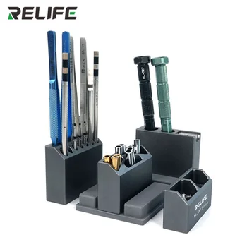 Оригинален модул RELIFE RL-001F Кутия За съхранение От алуминиева сплав Ремонт на телефон Чист и Удобен, Здрав и богат на функции Кутия за съхранение