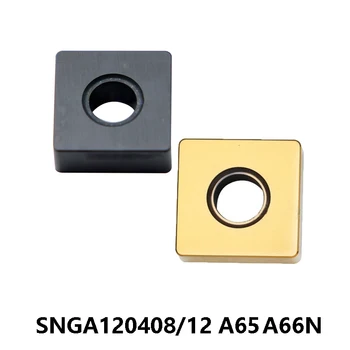 Оригиналната 10 бр./кор. SNGA120408 SNGA120412 а a65 A66N SNGA 120408 120412 SNGA1204 Видий Вмъкване на Струг режещи инструменти инструменти за Струговане с ЦПУ