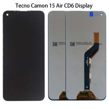 Оригинални LCD дисплей За Tecno Camon 15 Air CD6 Сензорен Дисплей Дигитайзер В Събирането На Tecno Camon 15 Air LCD дисплей, резервни Части За Ремонт на
