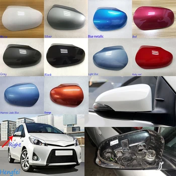 Оригинални автоаксесоари За Toyota Yaris HYBRID 2012 ~ 2020 Капачка Огледало за обратно виждане Калъф За Огледала за Обратно виждане Корпус