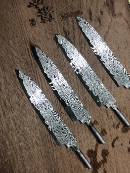 отглеждането на нож от неръждаема стомана 440c направи си САМ ръчно тактика за оцеляване на открито Дамасское стоманен нож ръчна изработка Нож Billet Материал Инструмент
