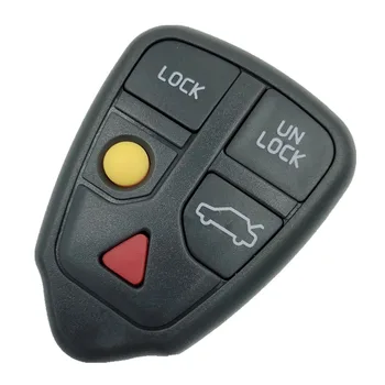 Подмяна на 5 Кнопочного Дистанционно Управление Ключодържател за Автомобилни Ключове за Volvo XC70 XC90 S40, S60, S70 S80, S90 V40 V70 V90 C70 Капак на Корпуса на Автомобилния Ключ