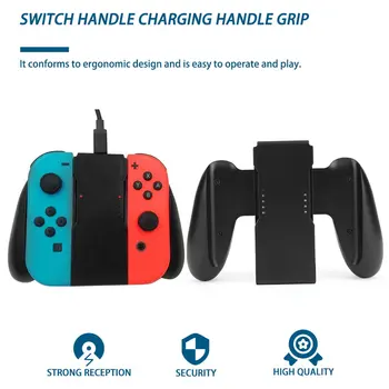 Ръкохватка зарядно устройство ще захранване на Зарядно устройство за Nintendo Switch OLED Joy-Con Дръжка Контролер Зарядно Устройство, Поставка за Nintendo Switch