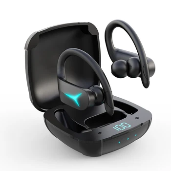Сензорно Управление Безжични Слушалки Bluetooth Слушалки Led Дисплей Настоящите Безжични Слушалки Спортни Слушалки Hi-Fi 8D Стерео за телефон