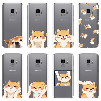 Силиконов Калъф За телефон Samsung Galaxy Note 9 8 5 4 Куче Shiba-ин Мека Делото За Samsung Galaxy S8 S9 Plus S5 S6 S7 Edge