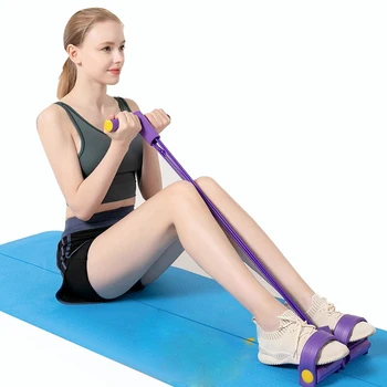 Симулатор за тренировка еластична въже със съпротивление 4, дъвка за Повърхността на коремната Кухина, използвани в домашния фитнес зала, фитнес оборудване за фитнес