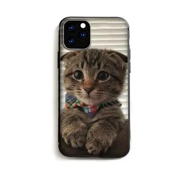 Сладък калъф за телефон cat friends за iPhone 11 12 13Pro mini pro XS MAX 8 7 6 6S Plus X 5S SE 2020 XR