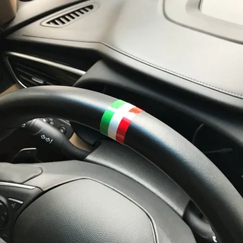 Стикер На Волана Вътрешността На Колата Германия Италия Испания Национален Флаг Стайлинг Етикети На Управление Стикер Върху Решетка Гъвкав Интериор На Автомобил