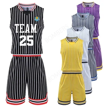 Трикотажни Комплекти Мъжки Спортен Баскетболен Форма на Баскетболни шорти стрелба комплекти, блузи без ръкави, Спортни дрехи Дишаща Младежта 0