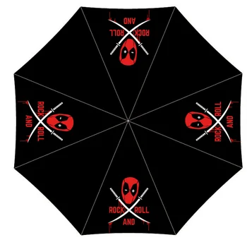 Тройно сгъваем чадър за защита от слънцето Аниме Супергерой Cosplay околния слънцезащитен чадър за дъжд и слънце