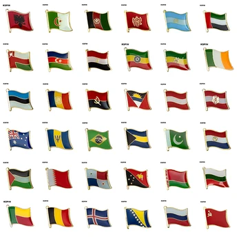 Флаг Значка Икона Брошка Албания Алжир Черна гора, обединени арабски емирства Оман Азербайджан, Етиопия, Ирландия Естония Андора, Австрия, Австралия