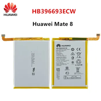 Хуа Уей 100% Оригинална батерия HB396693ECW 3900 mah за Huawei Mate 8 NXT-AL10 NXT-TL00 NXT-CL00 NXT-DL00 mate8 на Батерията