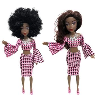Черна Африканска Кукла С няколко стави, Имитирующая Детска Играчка, Ставите, Кукли За Тялото, Африканска Черна Кукла За Момичета, Модел За Детски Подарък