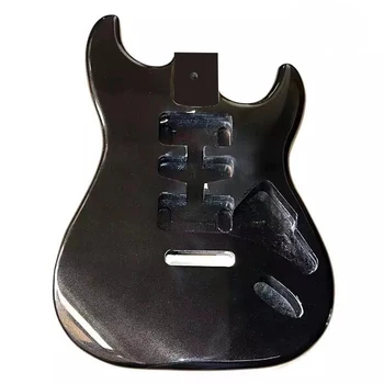 Черна лъскава гитарная панел за електрически китари st style полуфинал hollow barrel luthier сам guitarra част от цветен корпус на китара е готов
