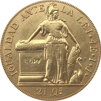 Чили 1841 4 Эскудо копие монети 29 мм 0