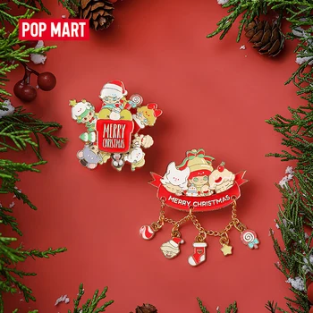 【Флаш-разпродажба】POP MART DIMOO Коледен Икона Подарък Кутия