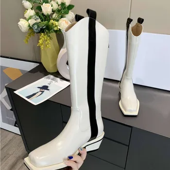 2020 г., нови модни луксозни дамски дизайнерски обувки от естествена кожа без шнур с кръгла пръсти, на равна подметка, на нисък (1-3 см) токчета женски ботильоны 1