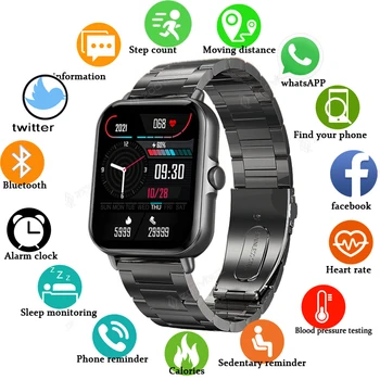 2022 Новите Смарт Часовници с пълен Сензорен Екран За Мъже и жени, Bluetooth, Отговор На Предизвикателството, умни часовници, Фитнес часовник IP67, Водоустойчива Умни Часовници за xiaomi 1
