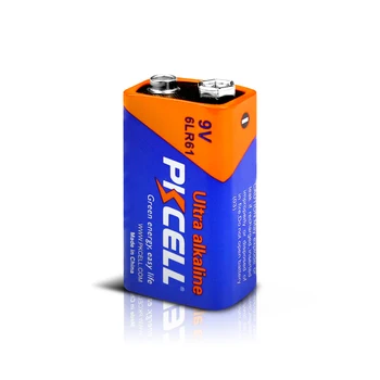 5 БР. PKCELL 9 В 6LR61 PPP3 1604A Алкална Батерия Неперезаряжаемые Батерията се замени 9 Батерия 6F22 Електронен термометър 1