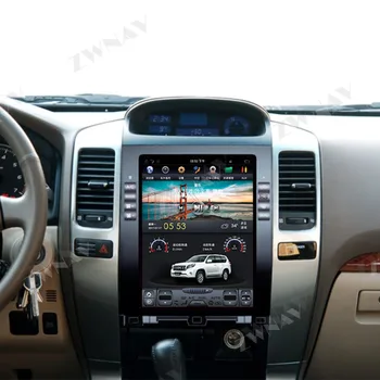 8G 256G Tesla Екран на Android 11 Автомобилен Мултимедиен Плеър За Toyota Prado 2002-2009 GPS Аудио Стерео Радио Carplay Главното Устройство 1
