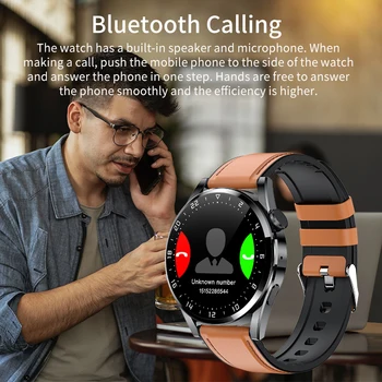 AMOLED Смарт Часовници За Мъже И Жени NFC Smartwatch Иврит Bluetooth Предизвикателство Спортен Монитор на Сърдечната Честота Безжична Зареждане на Android Мъжки Часовник 1