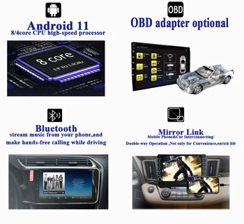 Android 12 За Honda Jazz 3 2015-2020 Fit 3 GP GK 2013-2020 Авторадио Carplay Мултимедиен Плейър GPS Навигация Екран TV 1