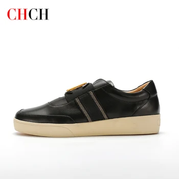 CHCH/ модни дамски обувки на плоска подметка от овча кожа, однотонная висококачествени меки и удобни ежедневни дамски обувки, не са на краката 1