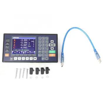 CNC контролер TC5540V LCD поддържа 4 оси USB независим контролер за движение фреза с ЦПУ cnc гравиране струг и фреза 1